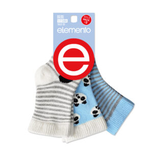 Medias de Bebé Estampadas Pack x3