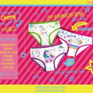 Bombachas de Nena (Estampado) Talle 4-6-8