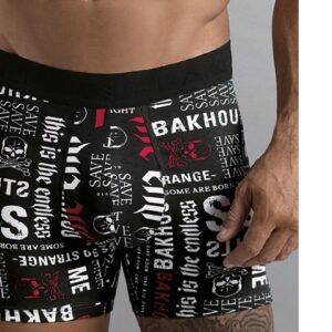 Bóxer de Algodón y Lycra Estampado Tipografías
