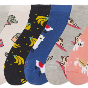 Zoquetes de Dama Estampada