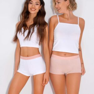 Pack x2 Boxer femenino de algodón y elástico personalizado