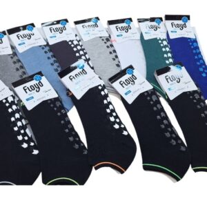 Soquetes de Hombre Cortos Lisos c/ Antideslizante