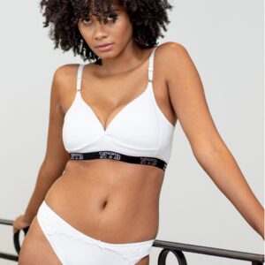 Cola less Lisas de Algodón y Lycra c/ puntilla Pack x3 Talle "M" "L" "XL"